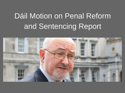 Motion on Penal Reform and Sentencing Report