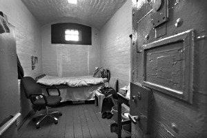 6.5.10 Dublin. Mountjoy Prison Cell. ©Photo by Derek Speirs