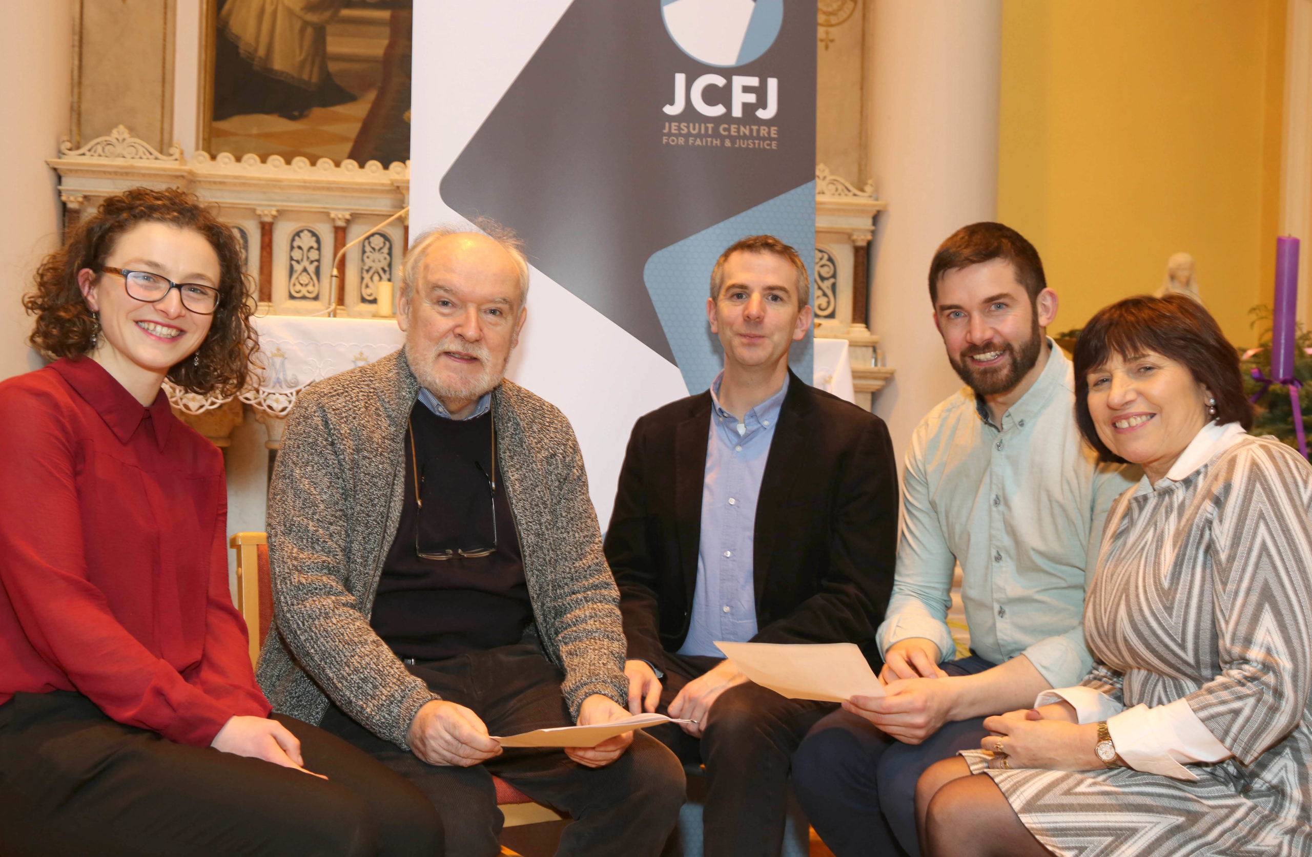 Ciara Murphy, John Guiney SJ, Kevin Hargaden, Keith Adams, Berna Cunningham