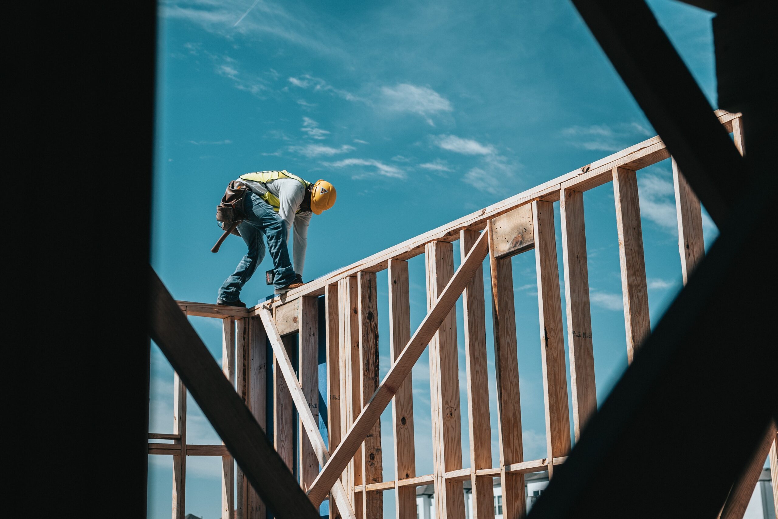 Image of a house being built. Josh Olalde is the photographer: https://www.instagram.com/josh_olalde