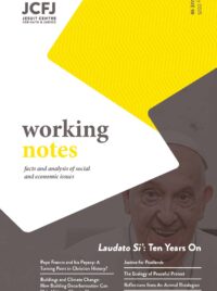 WN 98 May 2025 Cover bright yellow with a picture of Pope Francis